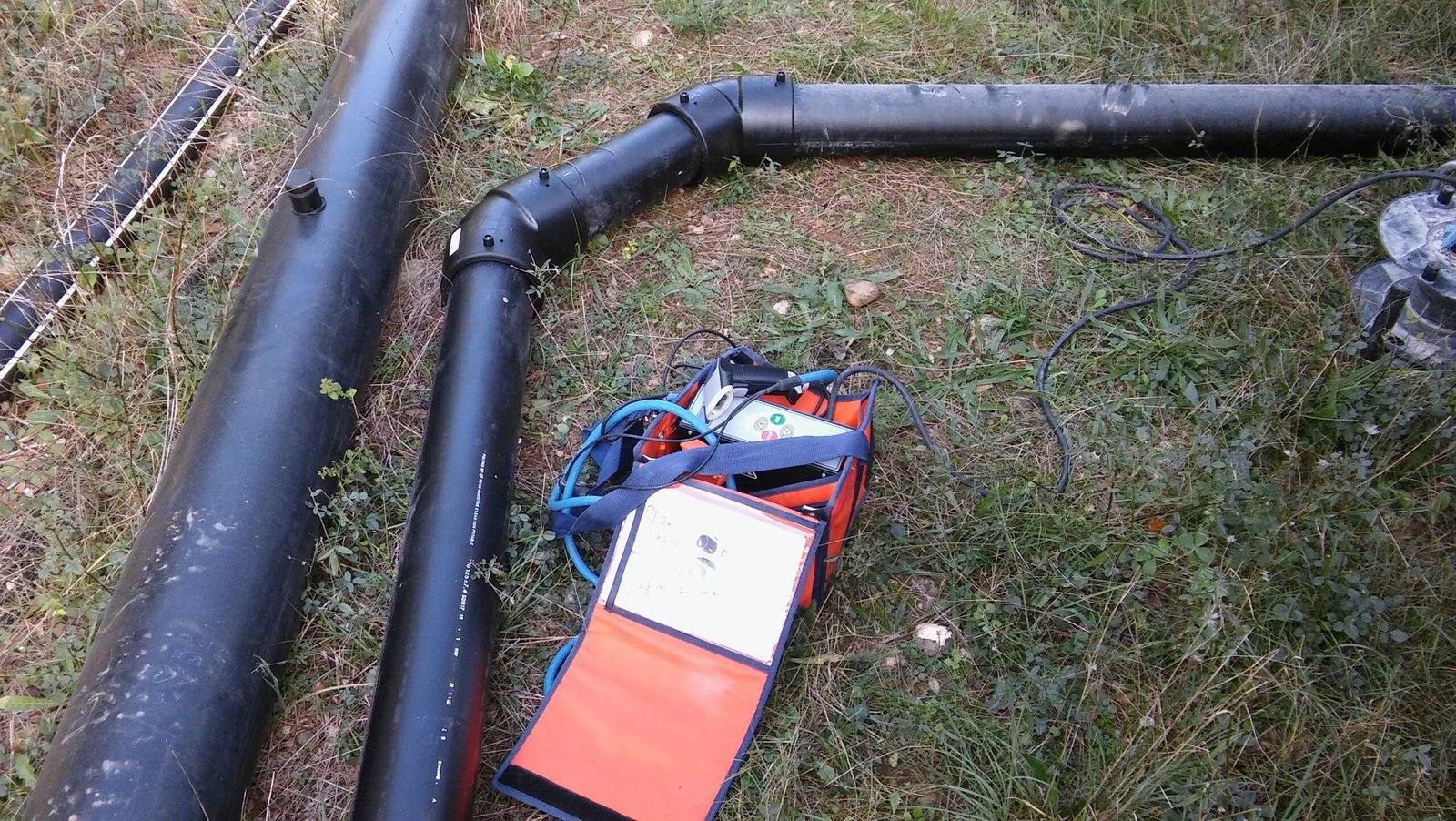 conduite pehd raccorder en éléctrosoudable